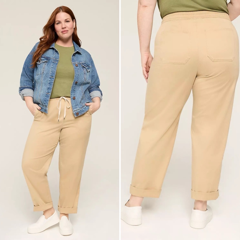 Lane Bryant Pull On Super Soft Chino Pant 26 NWT NEW